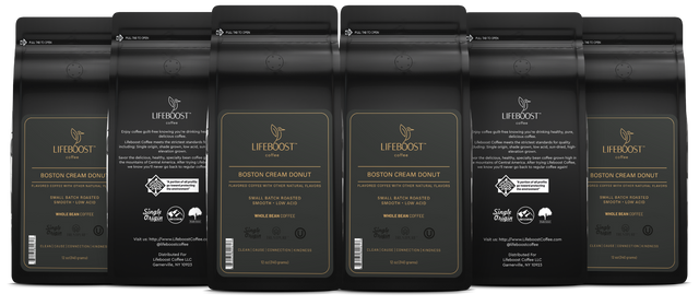 Boston Creme Donut - Lifeboost Coffee