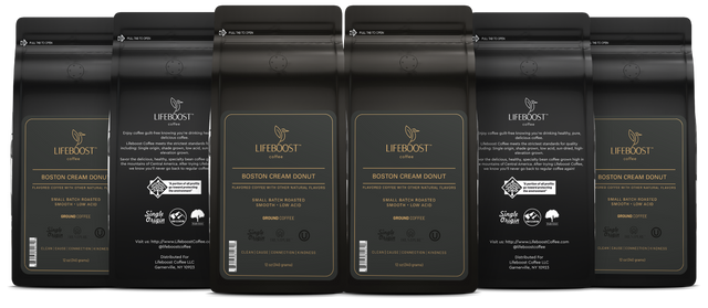 Boston Creme Donut - Lifeboost Coffee