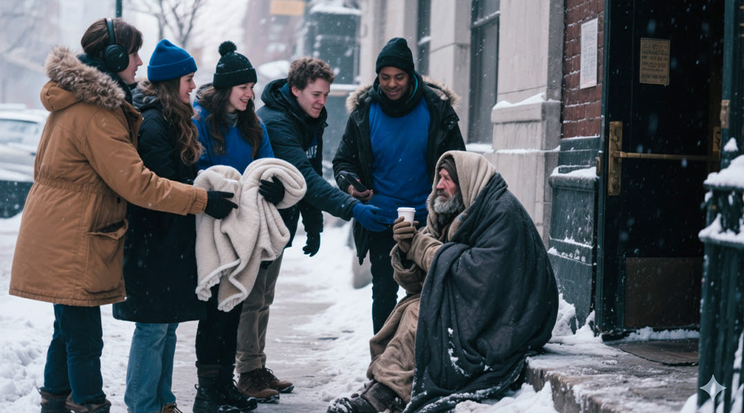 5 Ways To Show Kindness To Those Facing Homelessness In The Cold The Winter Months
