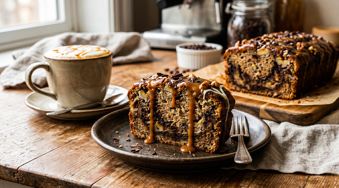 Caramel Macchiato Banana Bread