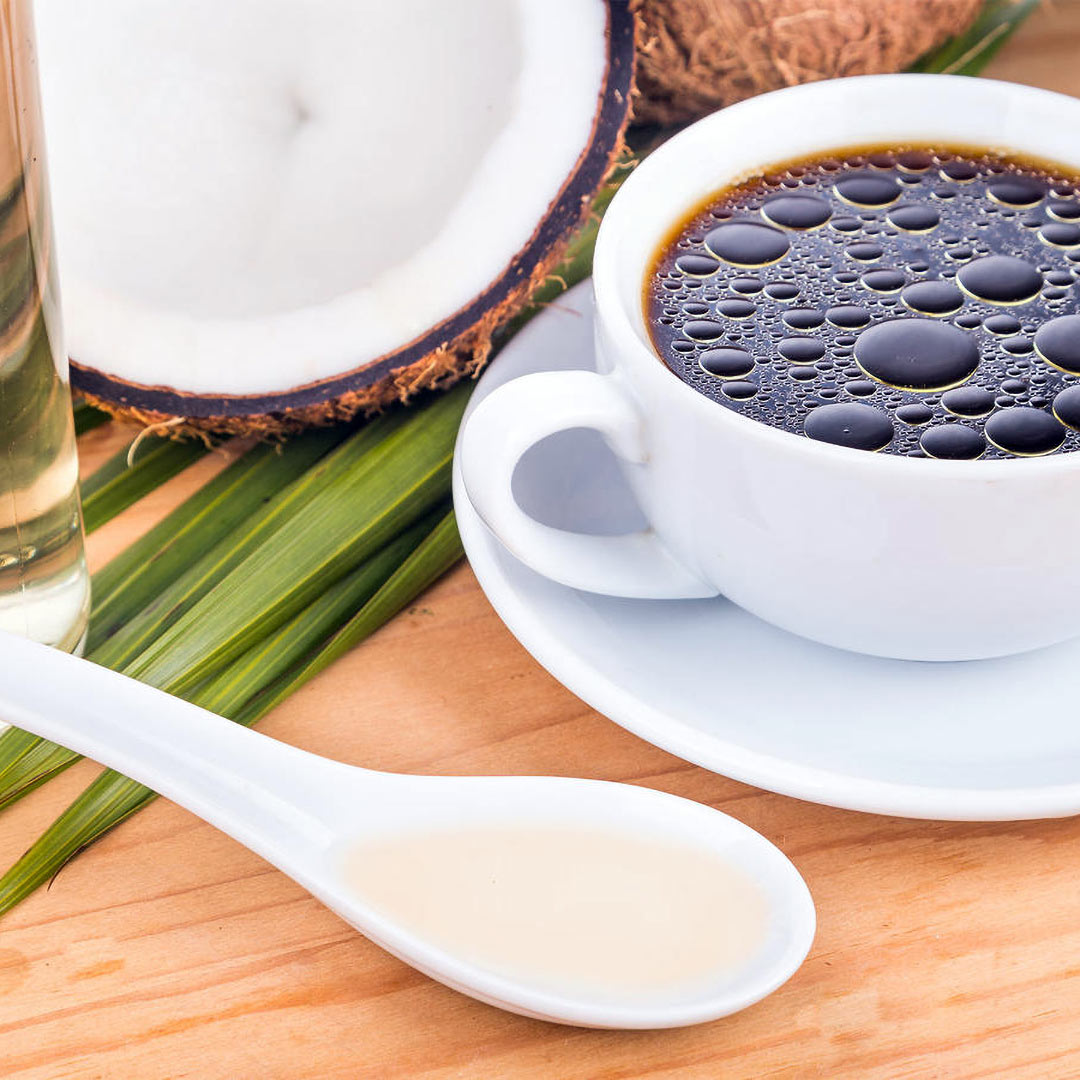 10 SURPRISING BENEFITS OF COCONUT OIL ON COFFEE