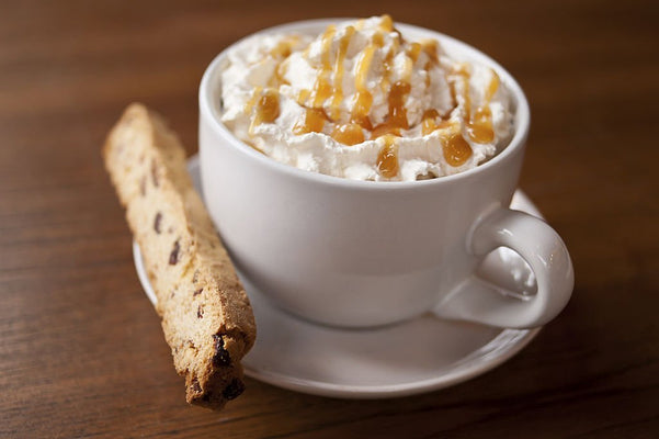 Iced Caramel Macchiato with Almond Milk