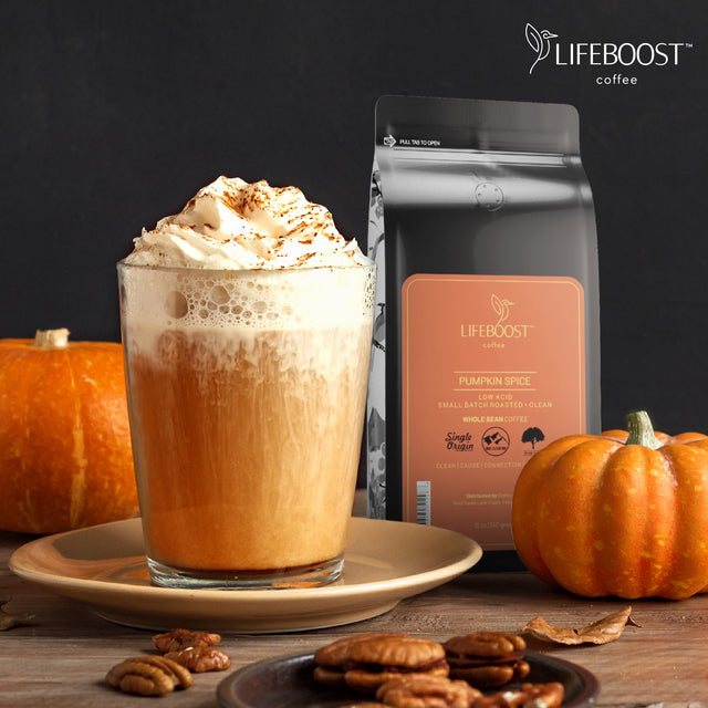 Pumpkin Spice Coffee Flavor - Lifeboost Coffee