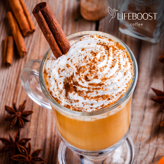 Pumpkin Spice Coffee Flavor - Lifeboost Coffee