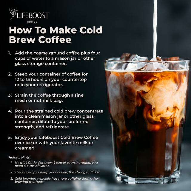 Cold Brew Grind - Lifeboost Coffee