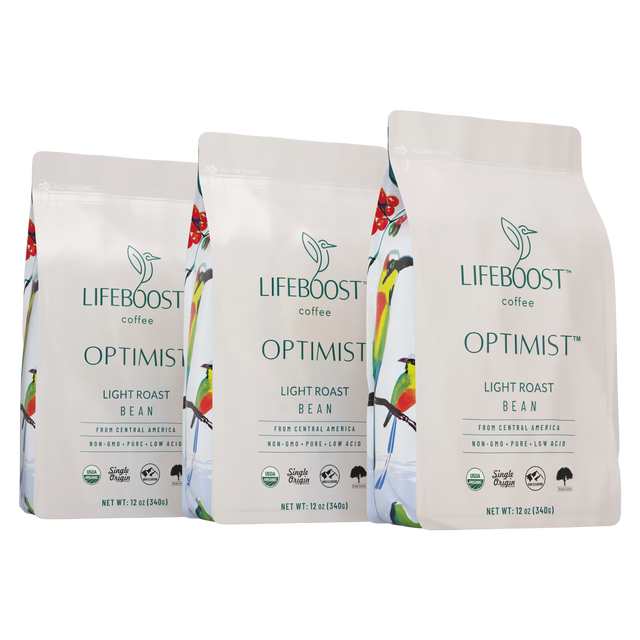 Optimist Light Roast - Lifeboost Coffee