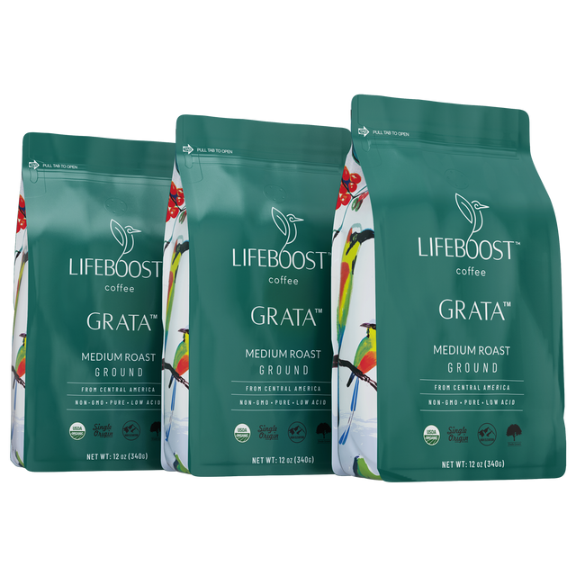 Grata Medium Roast - Lifeboost Coffee