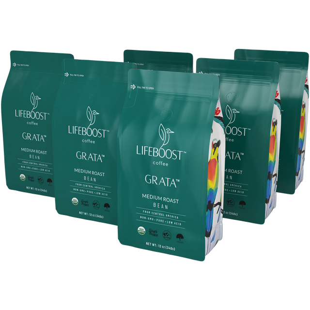 Grata Medium Roast - Lifeboost Coffee