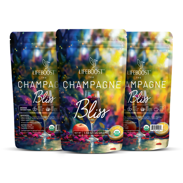 Champagne Bliss Tea - Lifeboost Coffee