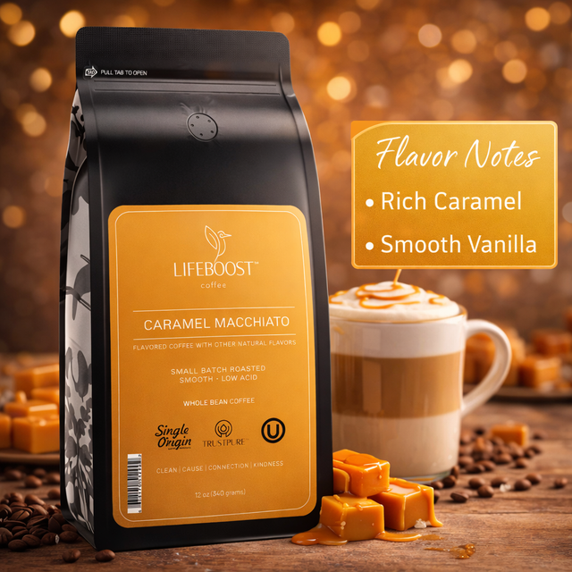 Caramel Macchiato - Lifeboost Coffee