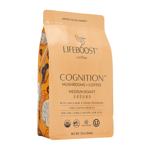 Cognition Mushroom coffee - Lifeboost Coffee