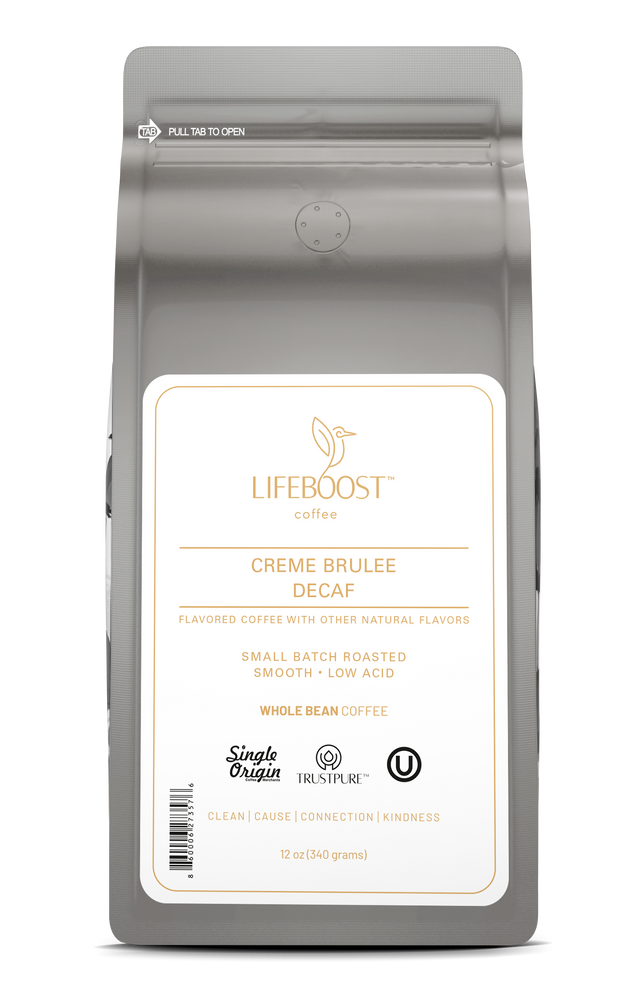 Crème Brulee Decaf - Lifeboost Coffee