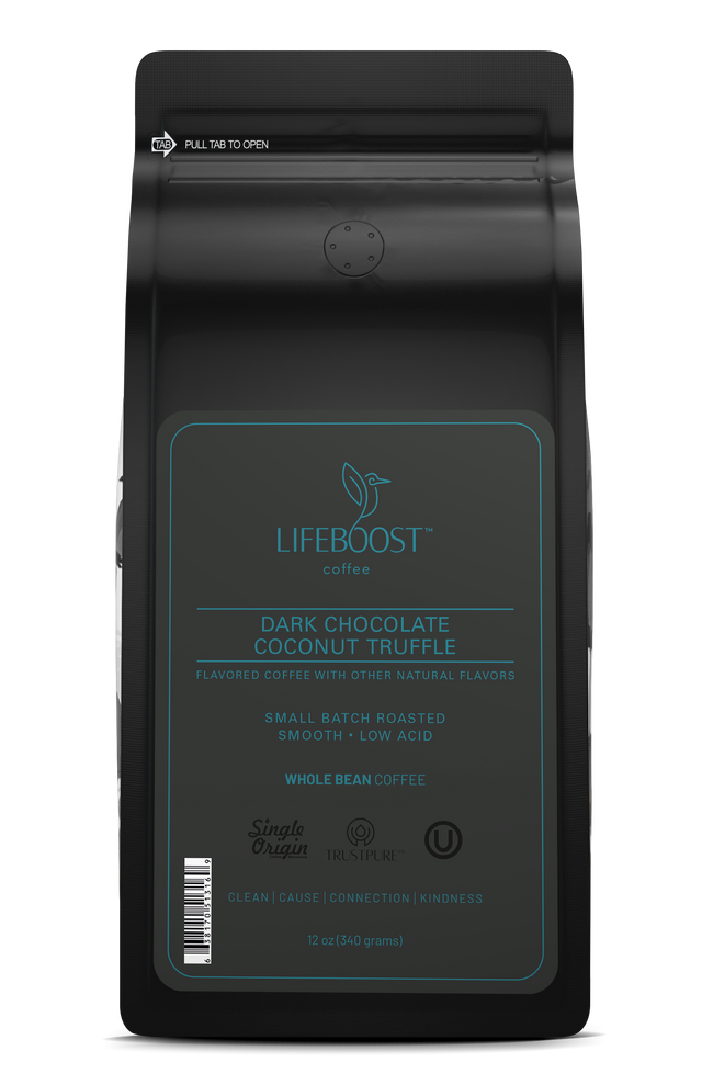 Dark Chocolate Coconut Truffle - Lifeboost Coffee