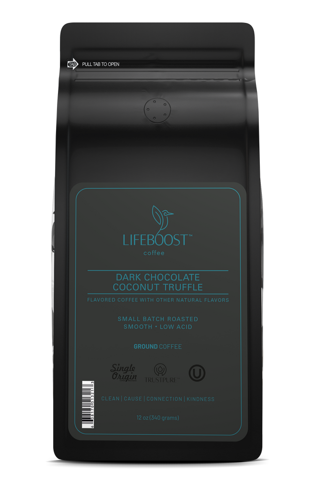 Dark Chocolate Coconut Truffle - Lifeboost Coffee