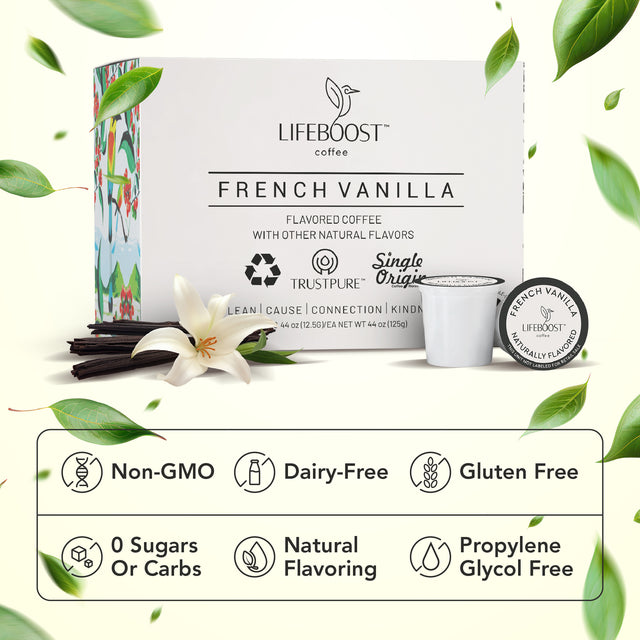 French Vanilla Pods - Lifeboost Coffee