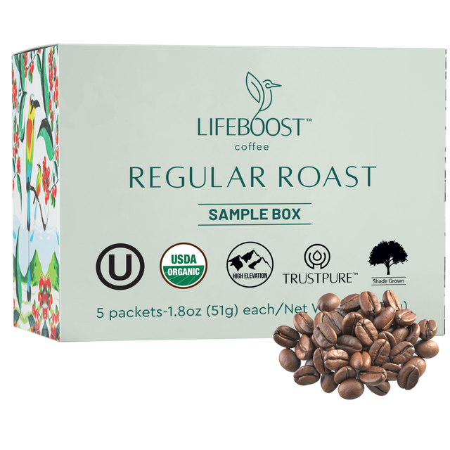 Regular Roast Sample Pack - Lifeboost Coffee