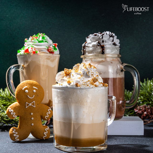 Smooth & Healthy Gingerbread Latte Flavored Coffee
