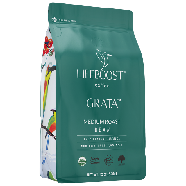 Grata Medium Roast - Lifeboost Coffee