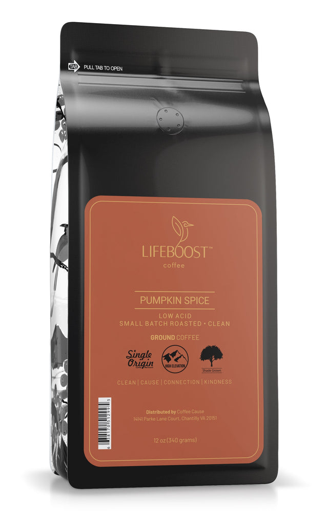 Pumpkin Spice Coffee Flavor - Lifeboost Coffee