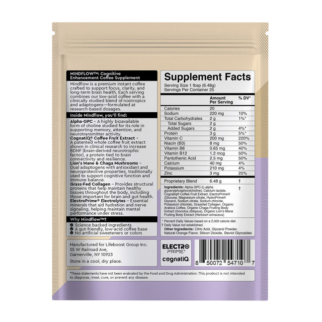 Mindflow Instant Coffee - Lifeboost Coffee