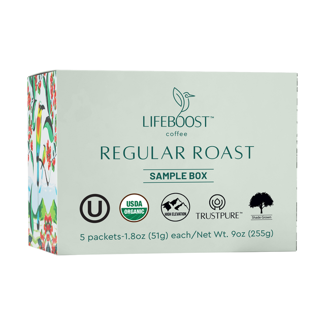 Regular roast Sample Pack - Lifeboost Coffee