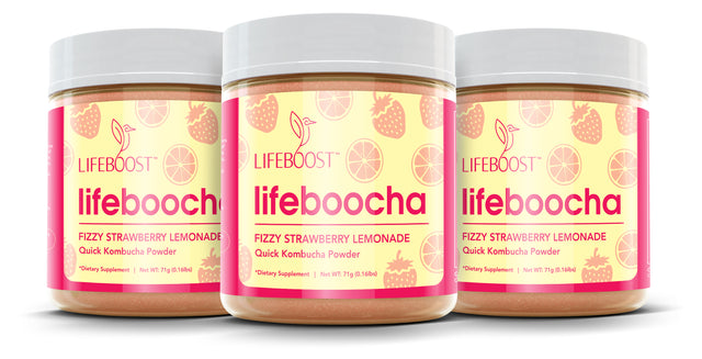 Strawberry Lemonade Lifeboocha - Lifeboost Coffee