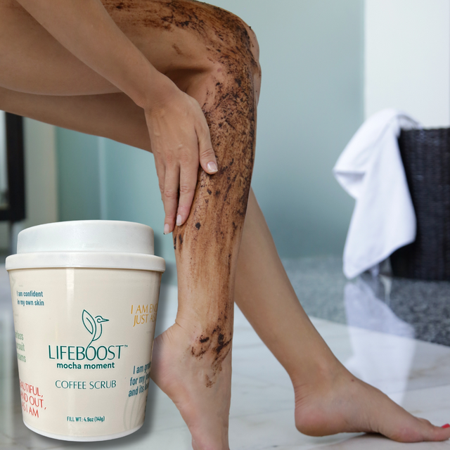 Mocha Moment Coffee Scrub - Lifeboost Coffee