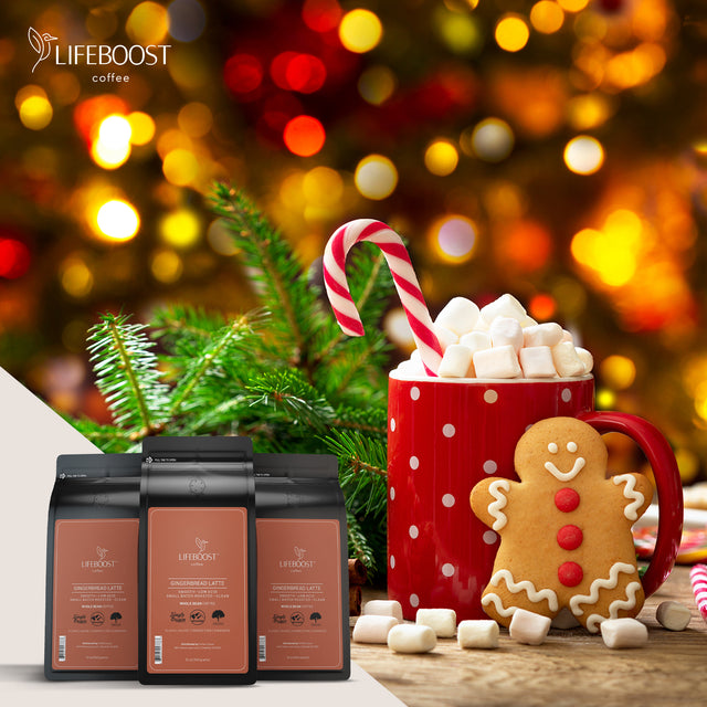 Low Acid Lifeboost Gingerbread Latte Coffee