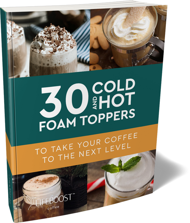 30 Cold And Hot Foam Toppers Digital Recipe Book - Lifeboost Coffee