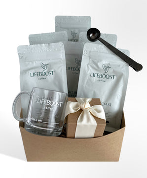 Giftbox- 6 bags - Lifeboost Coffee