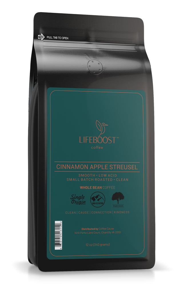 1x Cinnamon Apple Streusel - Lifeboost Coffee