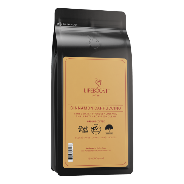 Natural Flavor Cinnamon Cappuccino Flavored Coffee