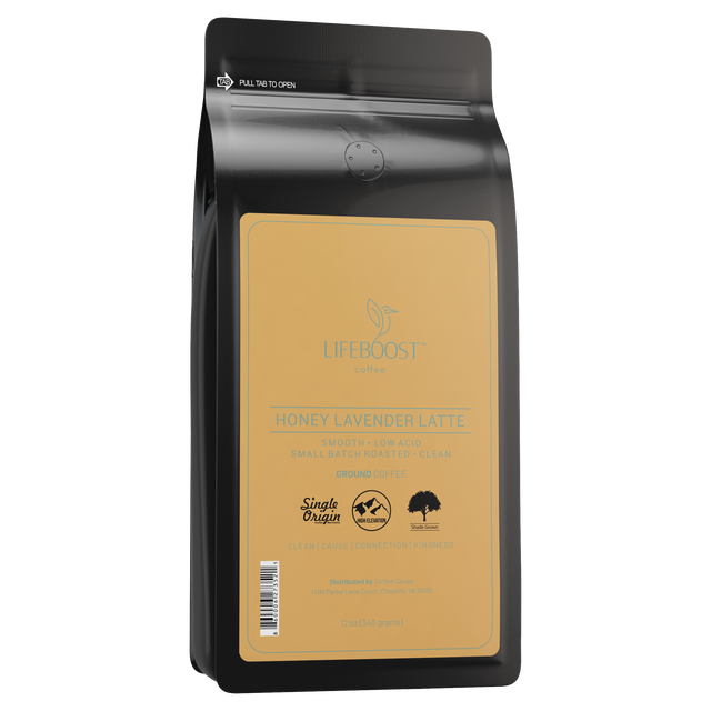 Natural Flavor Honey Lavender Latte Flavored Coffee