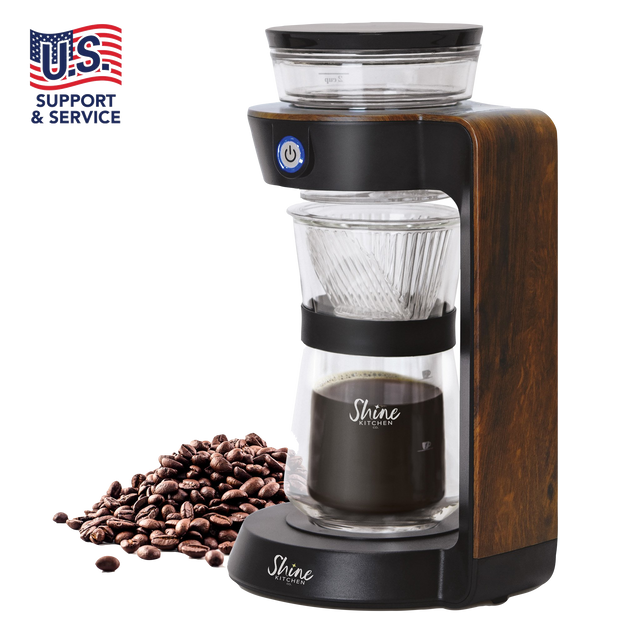 Shine Kitchen Co.® Autopour Automatic Pour Over Coffee Machine - Lifeboost Coffee